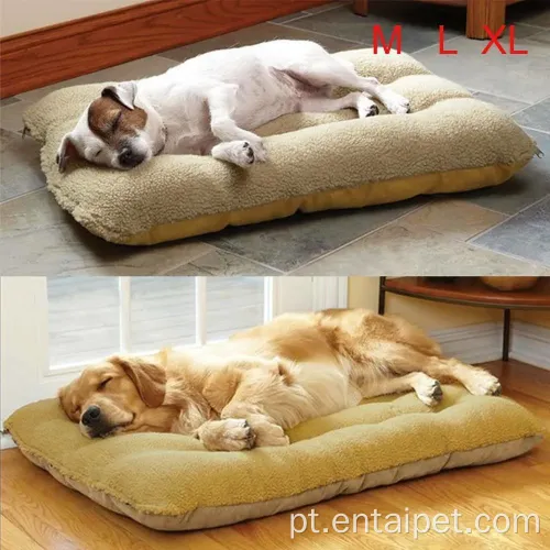 Pet Fleece Bed Dog Cat Almofada Tapa de Almofada